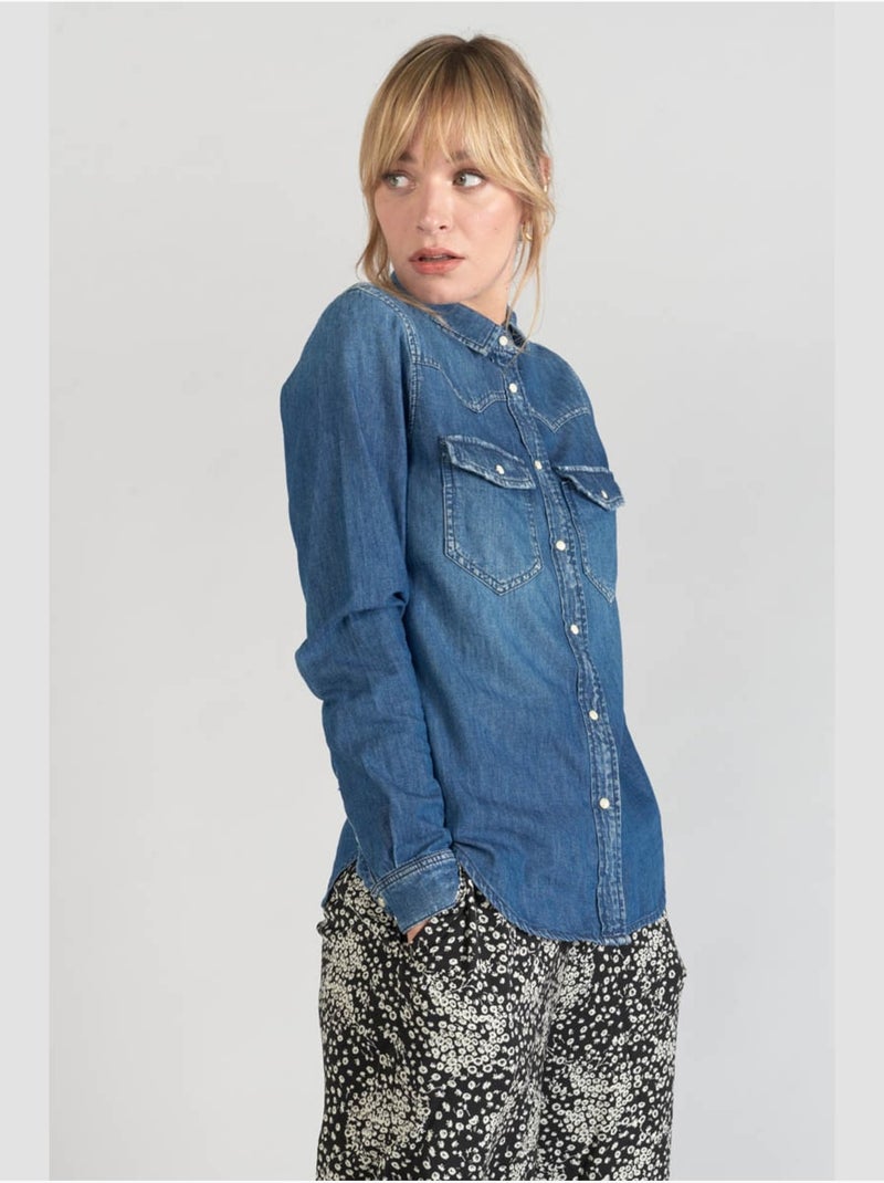 Camicia JUANITA Blu - Kiabi