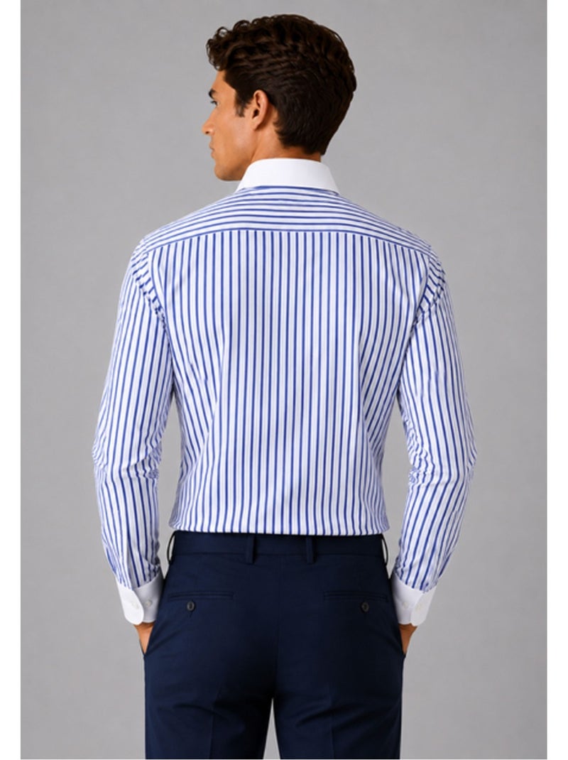 Camicia kebello Bianco Bianco Blu - Kiabi