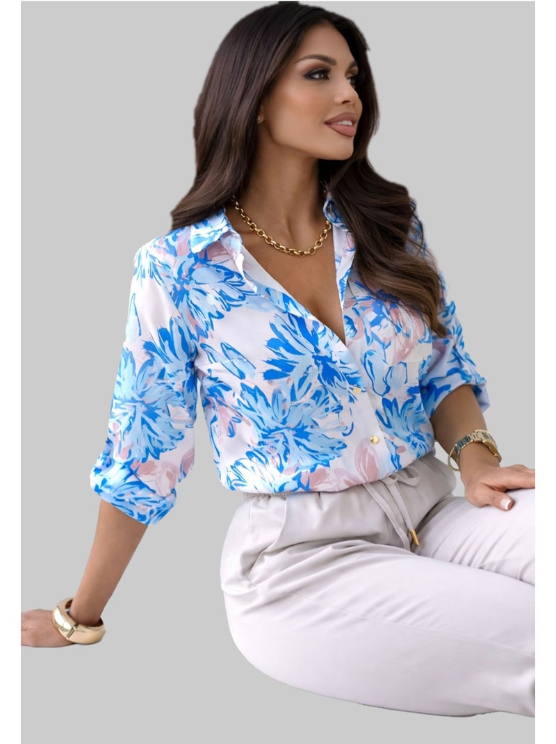 Camicia Kebello Blu cielo - Kiabi