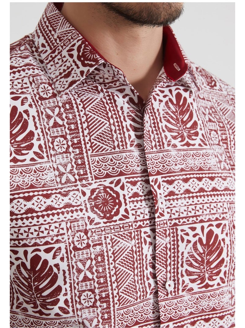 Camicia Kebello Bordeaux - Kiabi