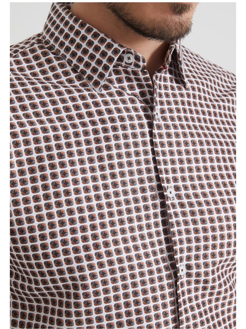 Camicia Kebello Marrone - Kiabi