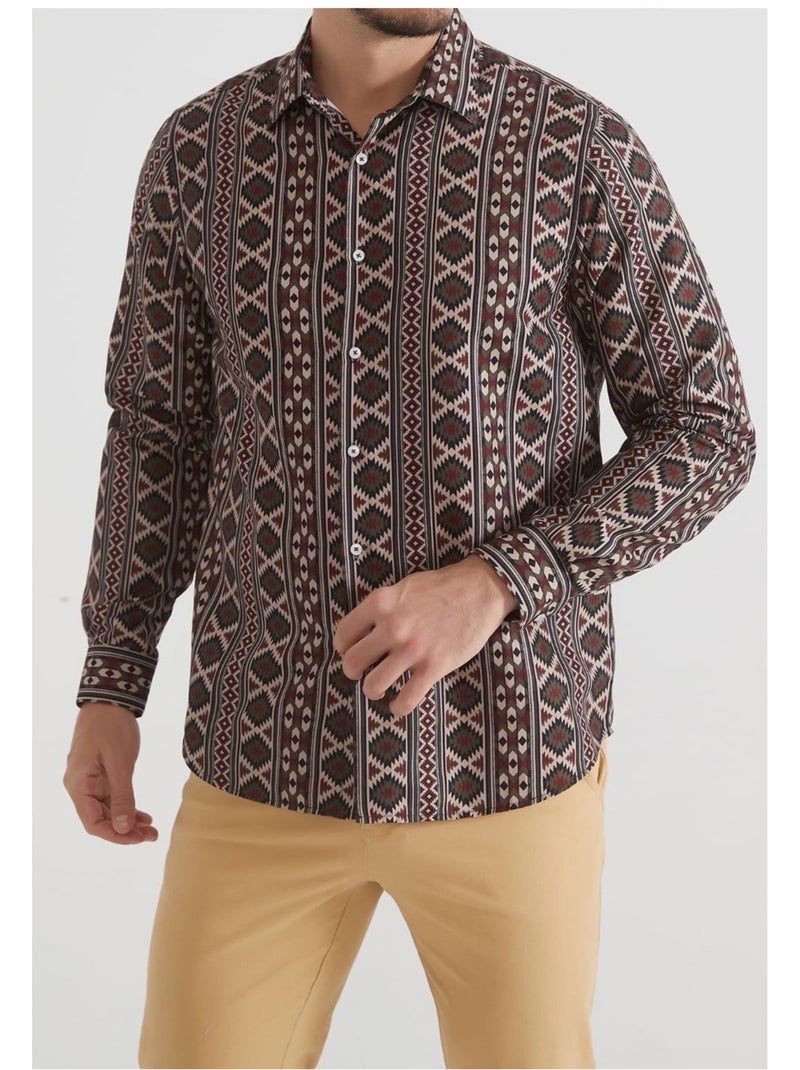 Camicia Kebello Marrone - Kiabi