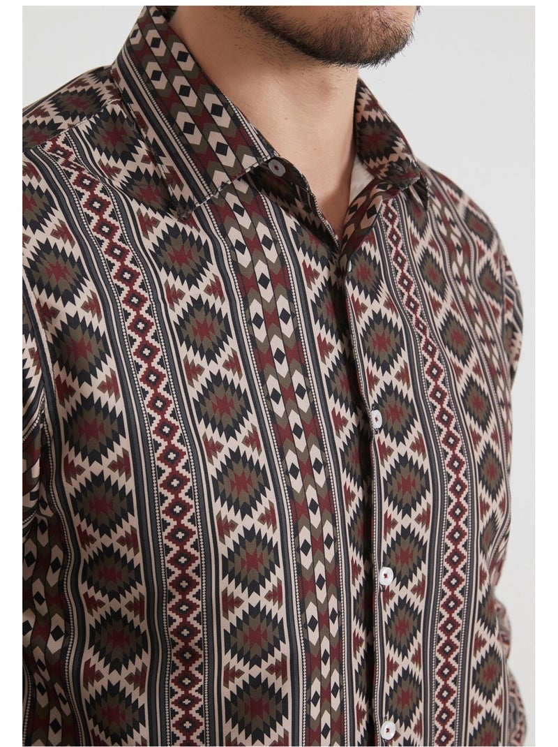 Camicia Kebello Marrone - Kiabi