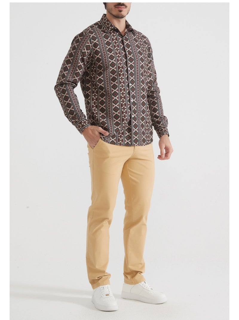 Camicia Kebello Marrone - Kiabi