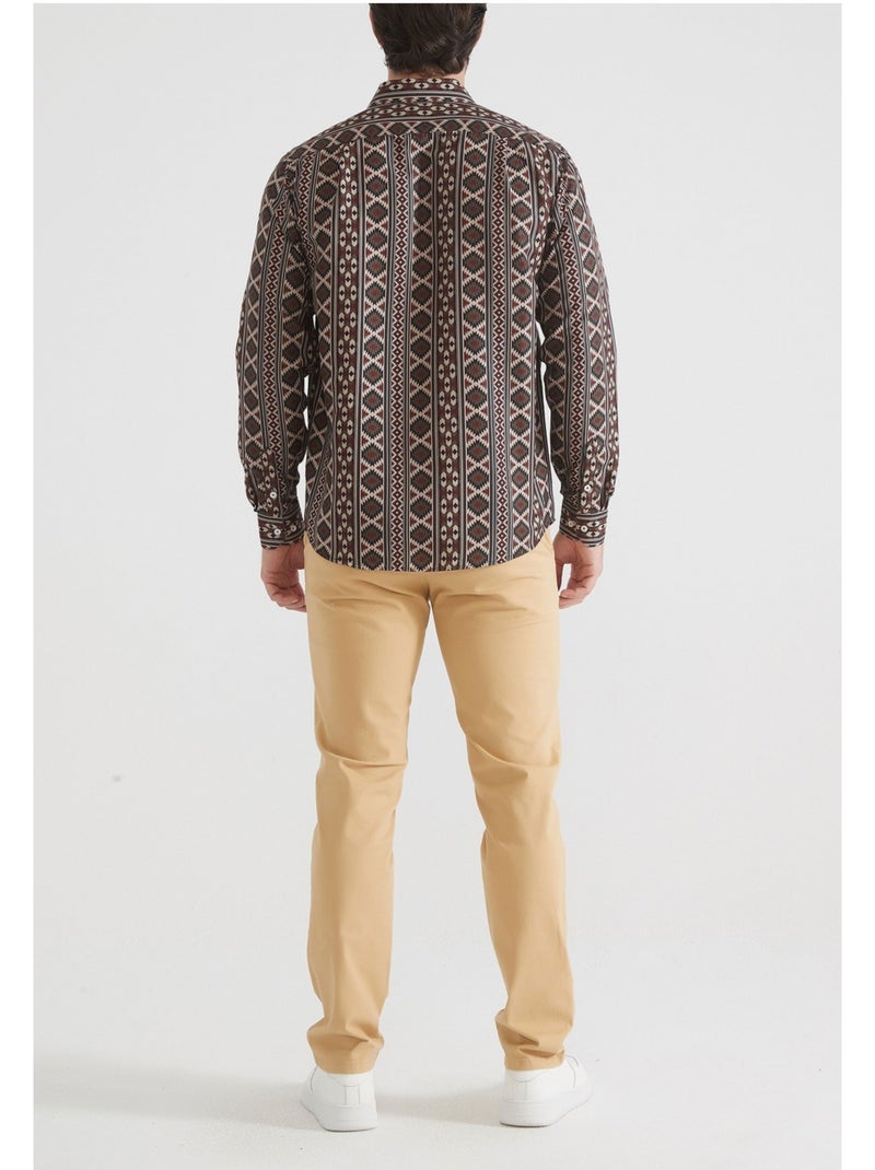 Camicia Kebello Marrone - Kiabi