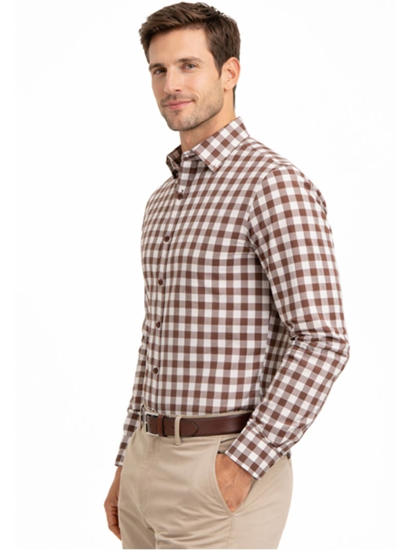 Camicia Kebello Marrone - Kiabi