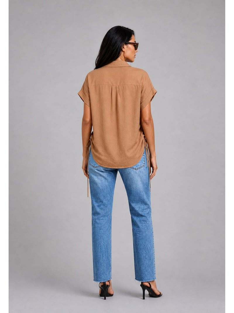 Camicia Kebello Marrone - Kiabi