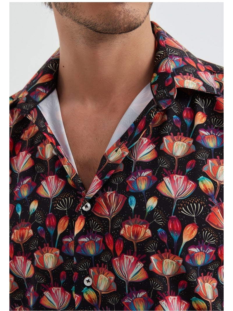 Camicia Kebello Nero Multicolore - Kiabi