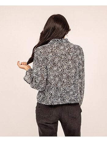 Camicia leggera con stampa FINESS