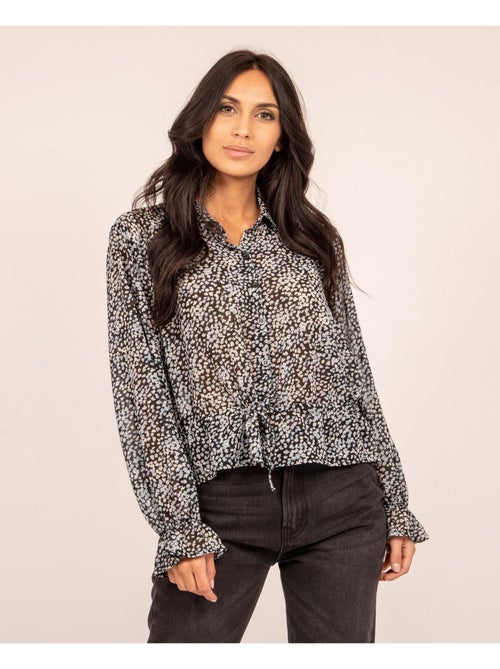 Camicia leggera con stampa FINESS - Kiabi
