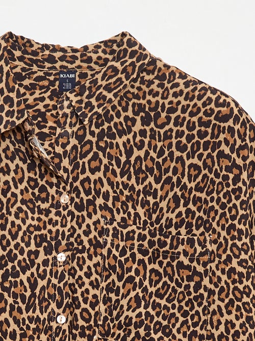 Camicia leopardata - So Easy - Kiabi