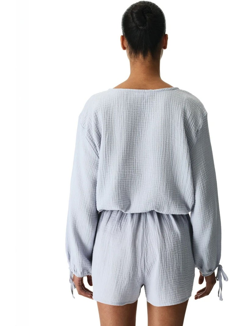 Camicia lessi balloon penti Grigio chiaro - Kiabi