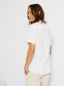 Camicia lino e cotone - Kiabi