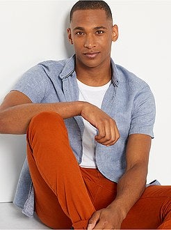 Camicia lino e cotone - Kiabi