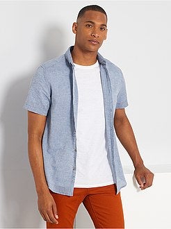 Camicia lino e cotone - Kiabi