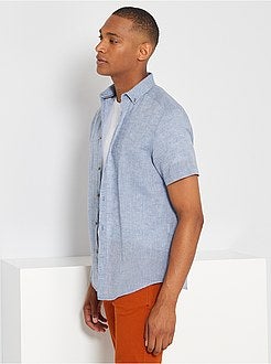 Camicia lino e cotone - Kiabi