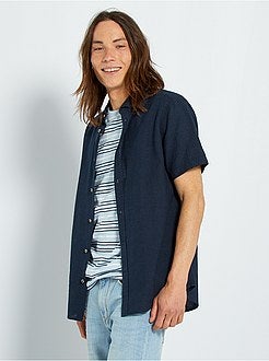 Camicia lino e cotone - Kiabi