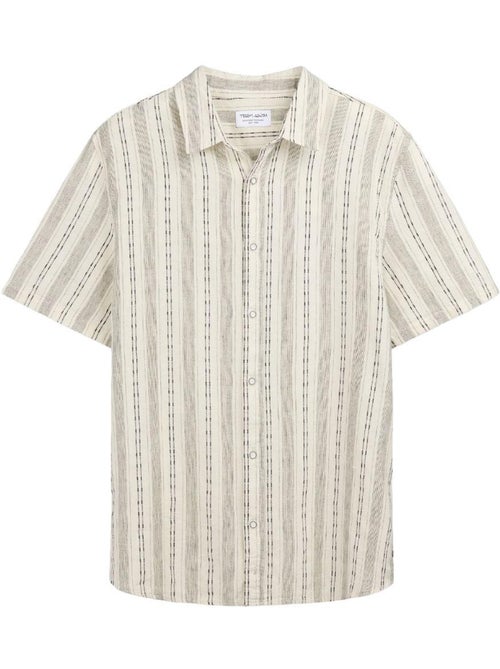 Camicia lino uomo teddy smith a righe - Kiabi Camicia lino uomo teddy smith a righe - Kiabi
