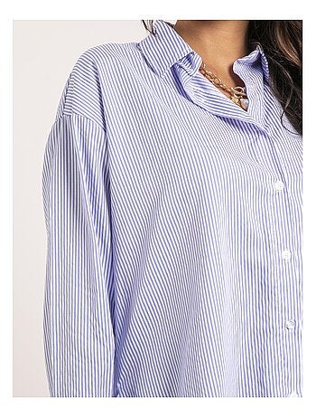 Camicia lunga a righe OLAURE