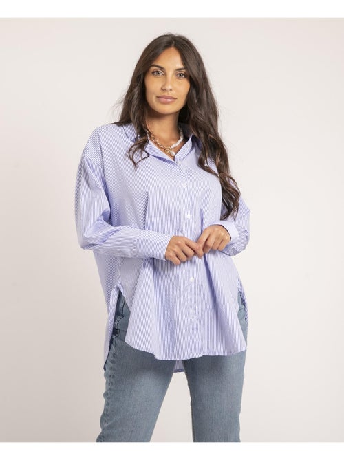 Camicia lunga a righe OLAURE - Kiabi