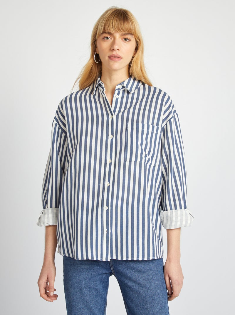 Camicie Classiche HISDERN Camicia Elegante Da Uomo Camicia Manica Lunga - Foto 6