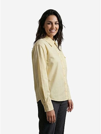 Camicia lunga in cotone testurizzato my fashion