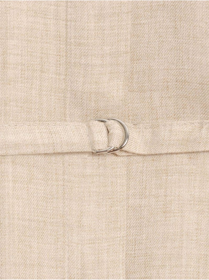 Camicia lunga intrecciata con cintura dilvin Beige argilla - Kiabi