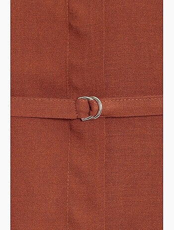 Camicia lunga intrecciata con cintura dilvin
