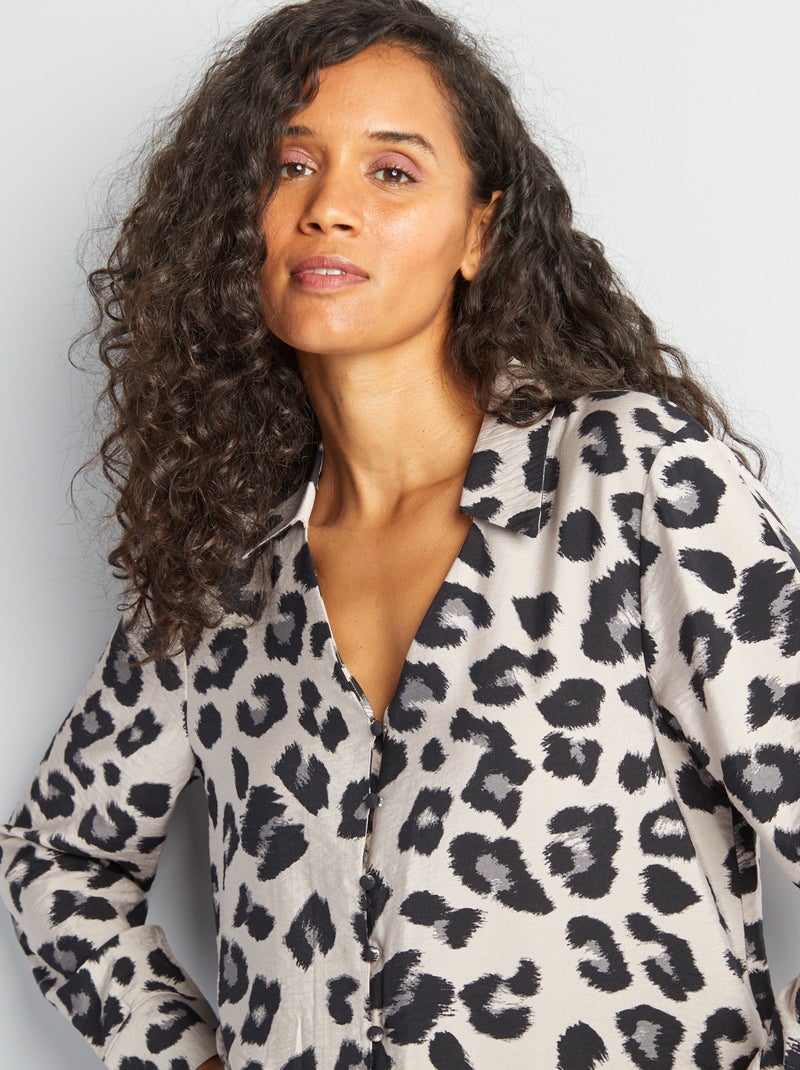 Camicia lunga 'JDY' MARRONE - Kiabi