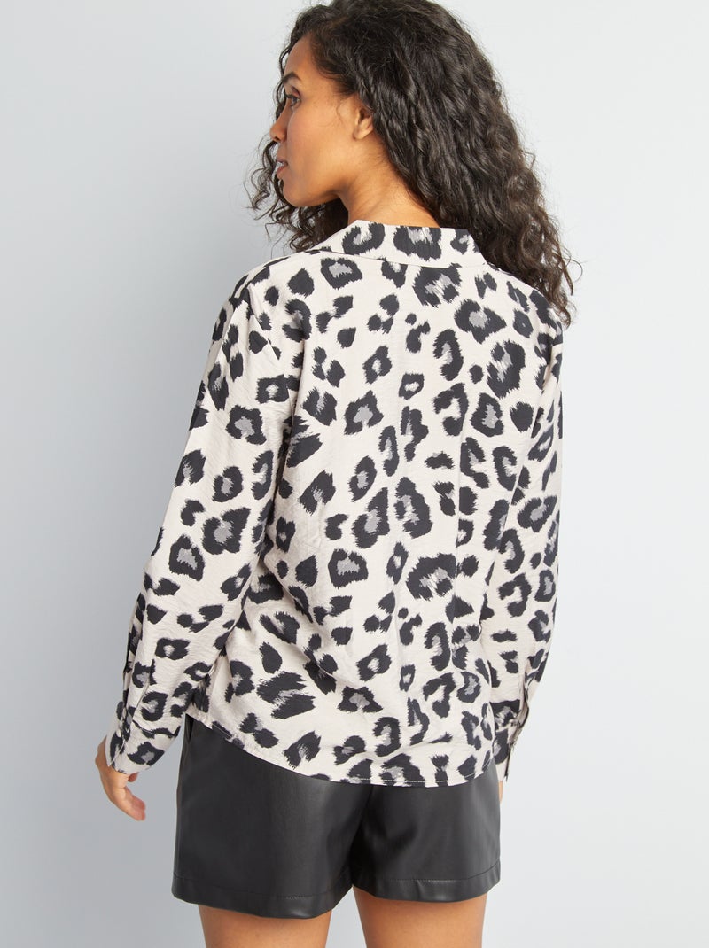 Camicia lunga 'JDY' MARRONE - Kiabi