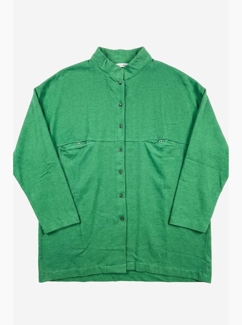Camicia lunga oversize in misto lino a maniche lunghe my fashion - Kiabi