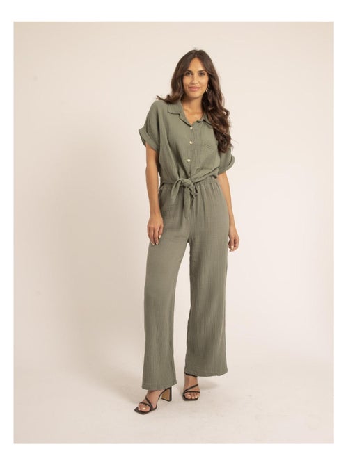 Camicia manches courtes gaze de coton ODETTE - Kiabi