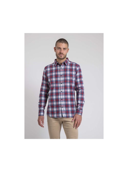 Camicia manches longues carreaux pur coton flanelle TADONOL - Kiabi Camicia manches longues carreaux pur coton flanelle TADONOL - Kiabi