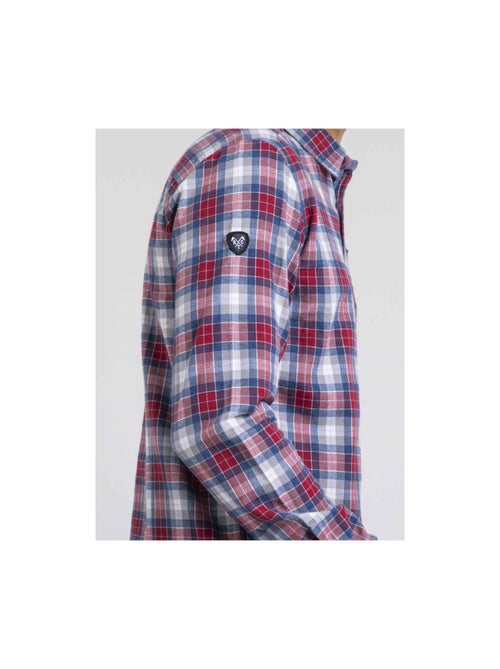 Camicia manches longues carreaux pur coton flanelle TADONOL - Kiabi Camicia manches longues carreaux pur coton flanelle TADONOL - Kiabi