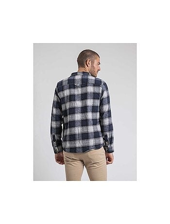 Camicia manches longues carreaux pur coton flanelle TELOROK