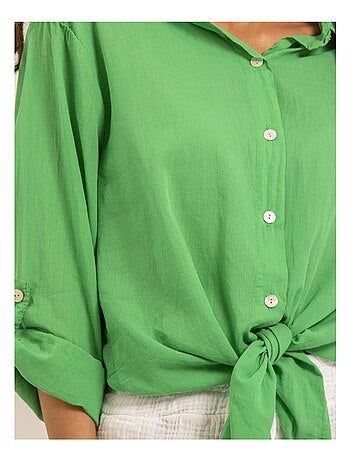 Camicia manches longues coton ORINE