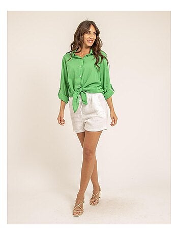 Camicia manches longues coton ORINE