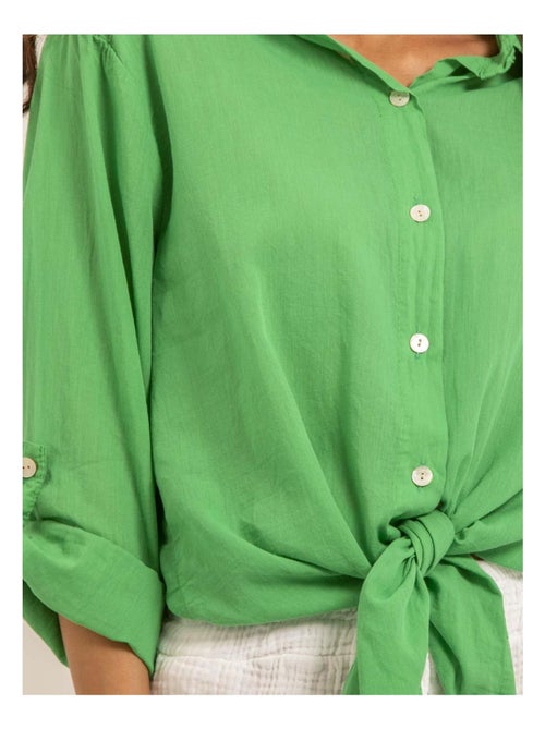 Camicia manches longues coton ORINE - Kiabi