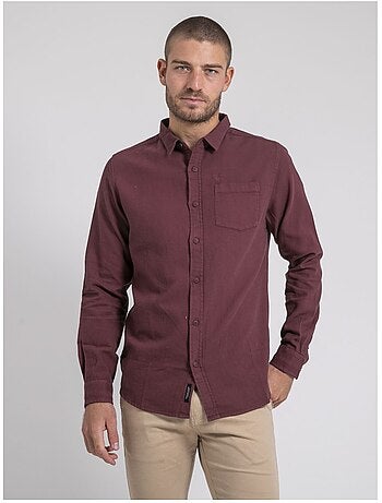 Camicia manches longues pur coton TAMORIS