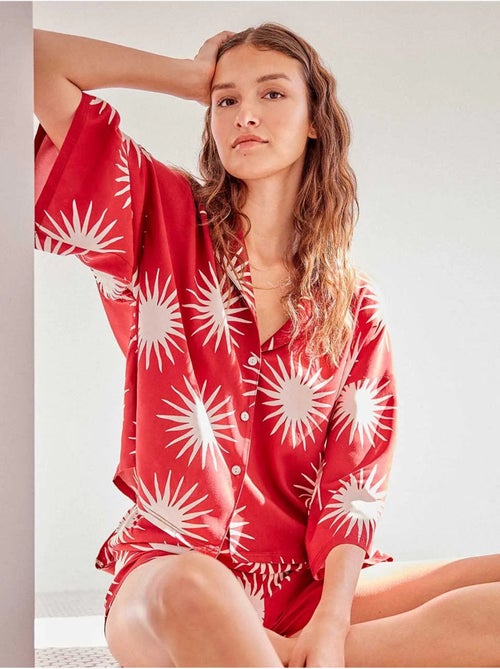 Camicia manica 3/4 stampa soli - Kiabi Camicia manica 3/4 stampa soli - Kiabi