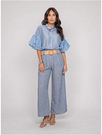 Camicia maniche a palloncino OTELA