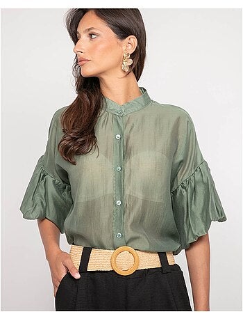 Camicia maniche a palloncino OTELA