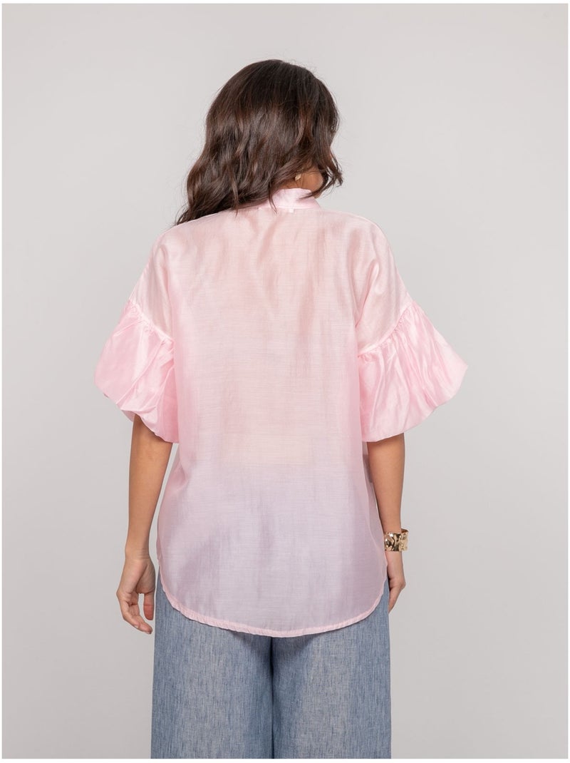 Camicia maniche a palloncino OTELA Rosa - Kiabi