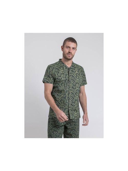 Camicia maniche corte a motivi DILTONIK - Kiabi