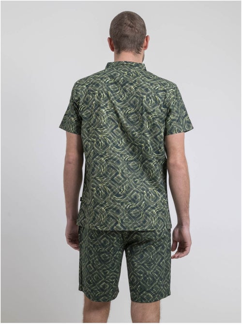 Camicia maniche corte a motivi DILTONIK - Kiabi
