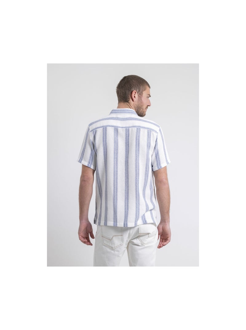 Camicia maniche corte a motivi DOULITTLE Blu - Kiabi