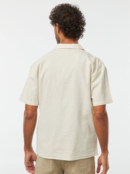 Camicia maniche corte con tasca sul petto - Kiabi