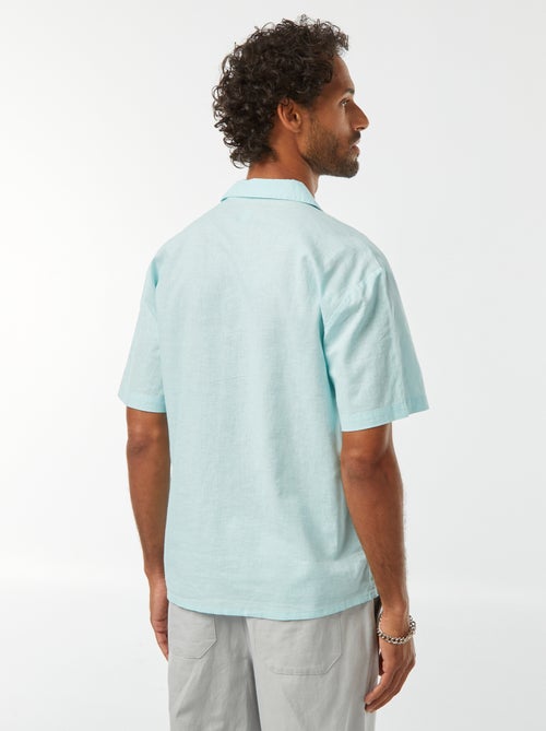 Camicia maniche corte con tasca sul petto - Kiabi