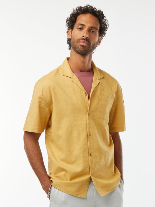 Camicia maniche corte con tasca sul petto - Kiabi