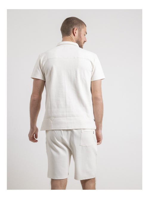 Camicia maniche corte in maglia di cotone DATACUBA - Kiabi